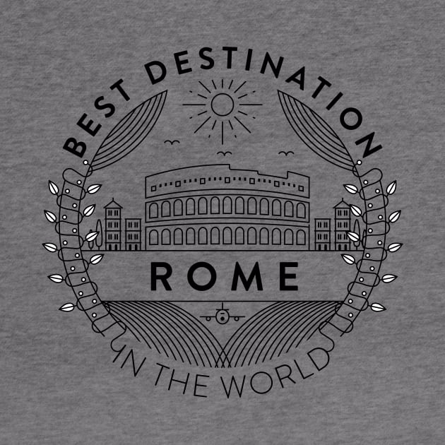 Rome Minimal Badge Design by kursatunsal